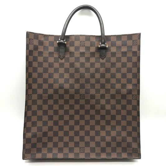 Louis Vuitton Sac Plat Brown Canvas Tote Bag