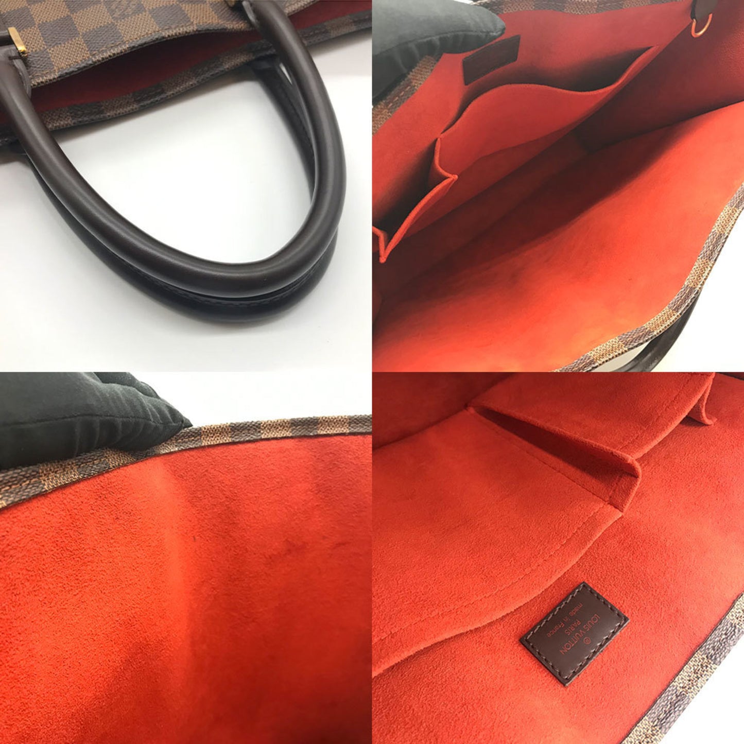 Louis Vuitton Sac Plat Brown Canvas Tote Bag