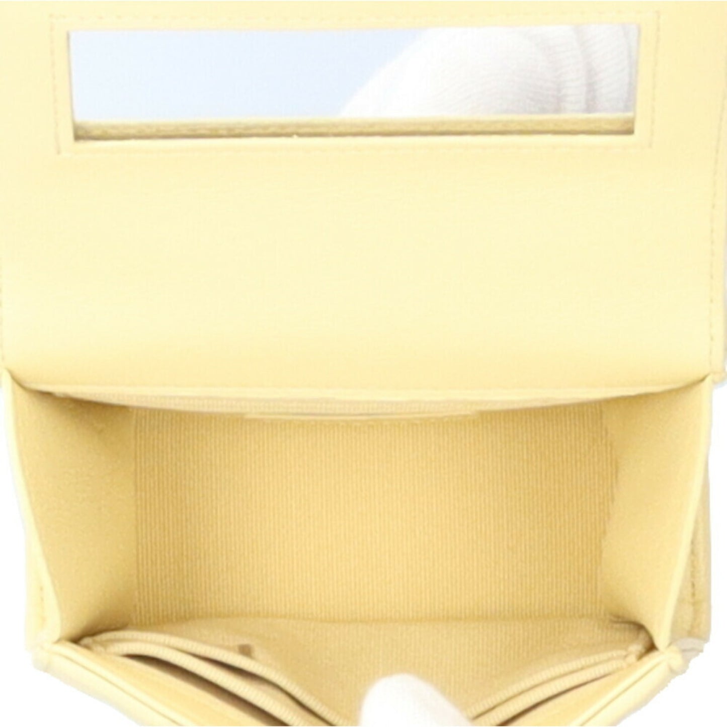 Chanel Matelassé Yellow Leather Hand Bag