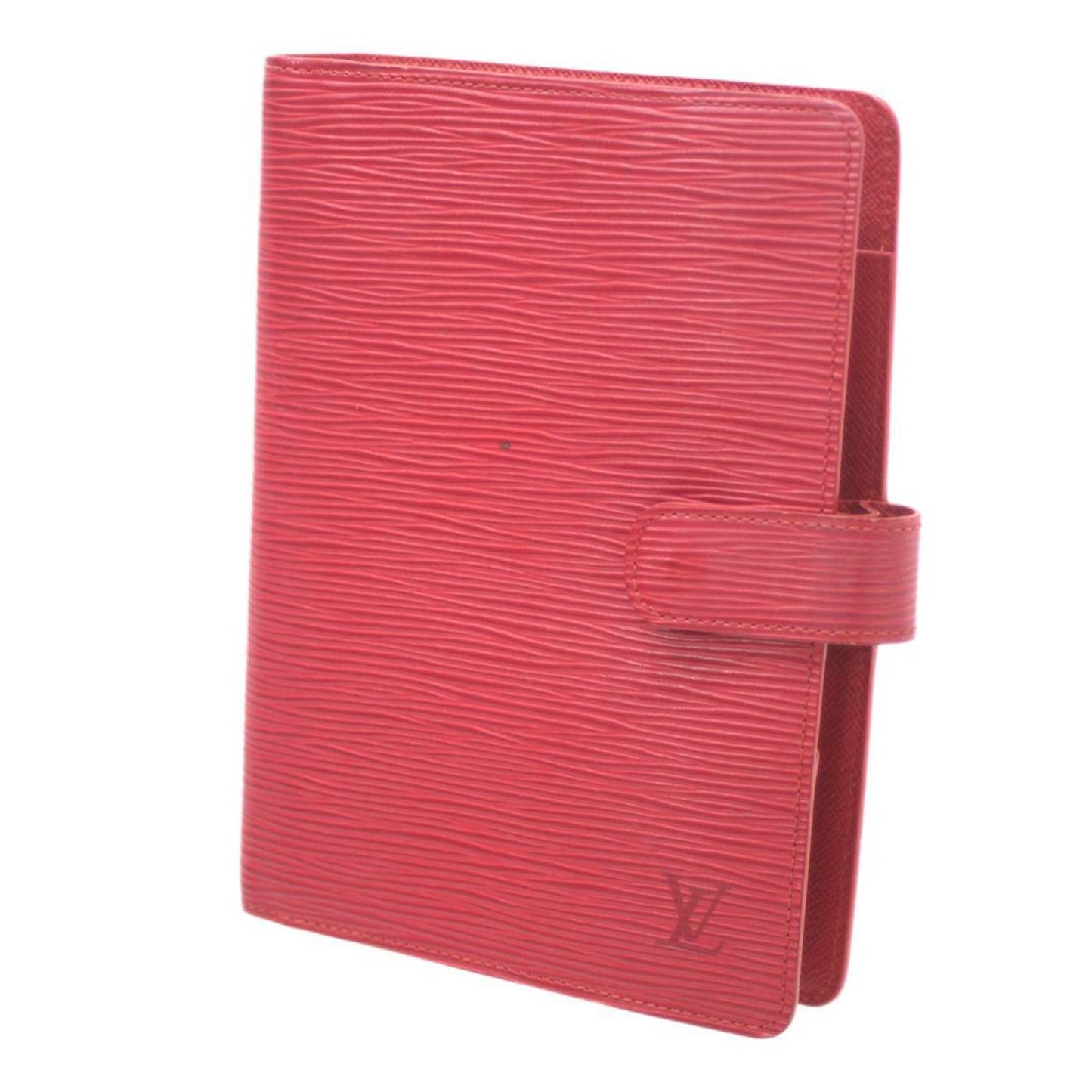 Louis Vuitton Agenda MM Red Leather Wallet Accessories