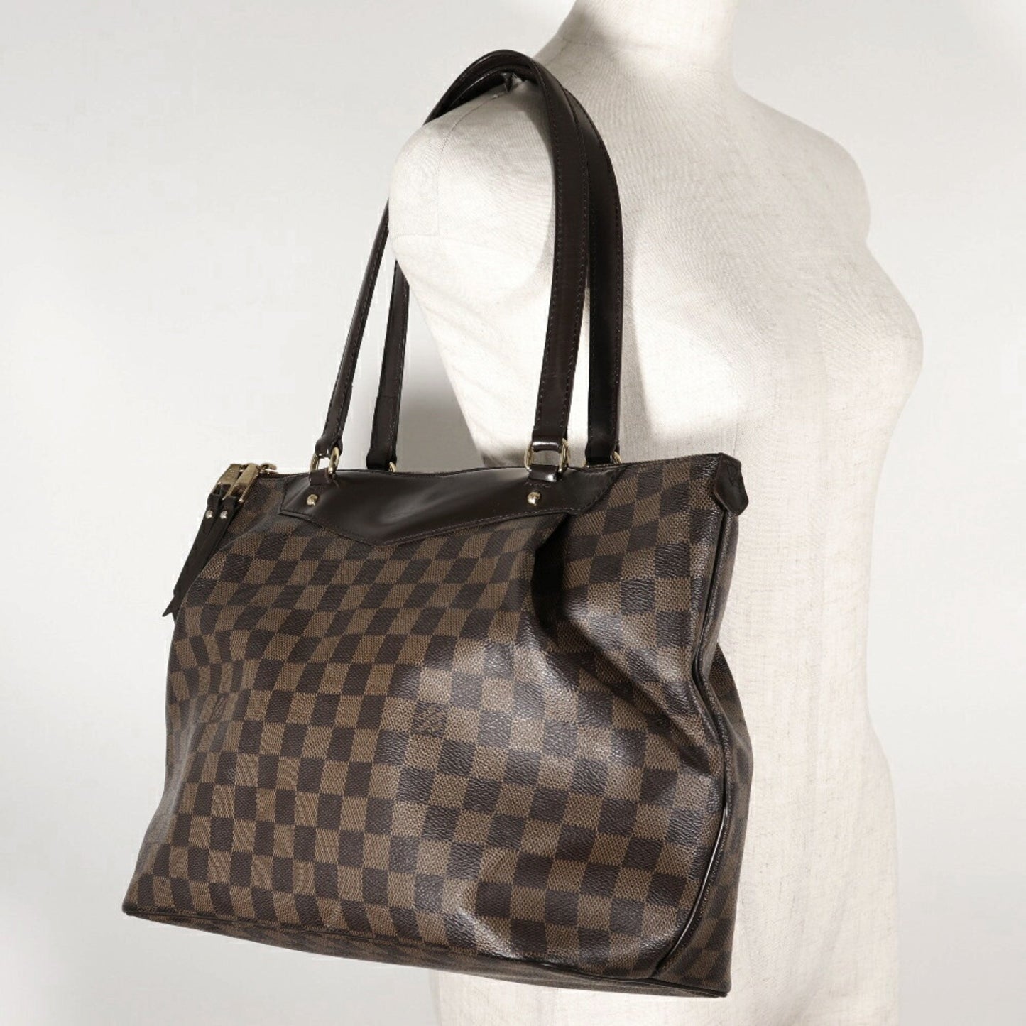 Louis Vuitton Westminster Brown Canvas Shoulder Bag