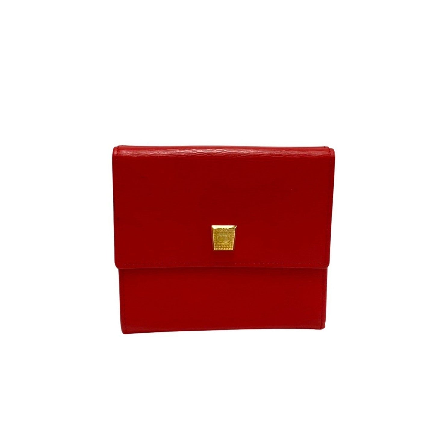 Dior Red Leather Wallet Accessories