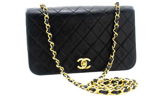 Chanel Mademoiselle Black Leather Shoulder Bag