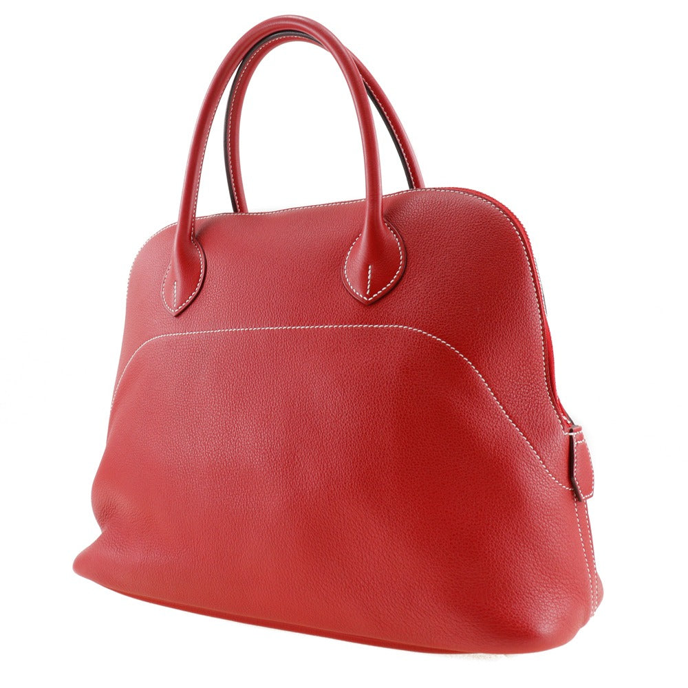 Hermès Bolide Red Leather Hand Bag