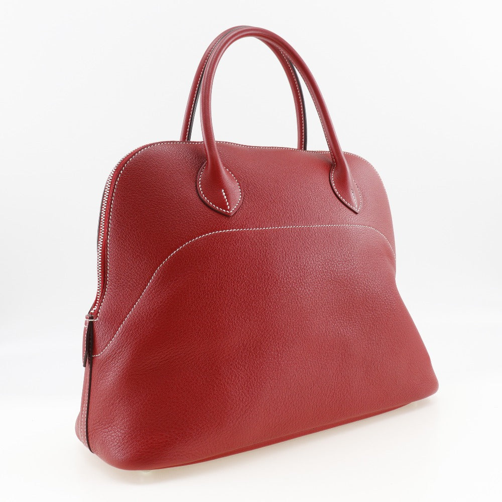 Hermès Bolide Red Leather Hand Bag