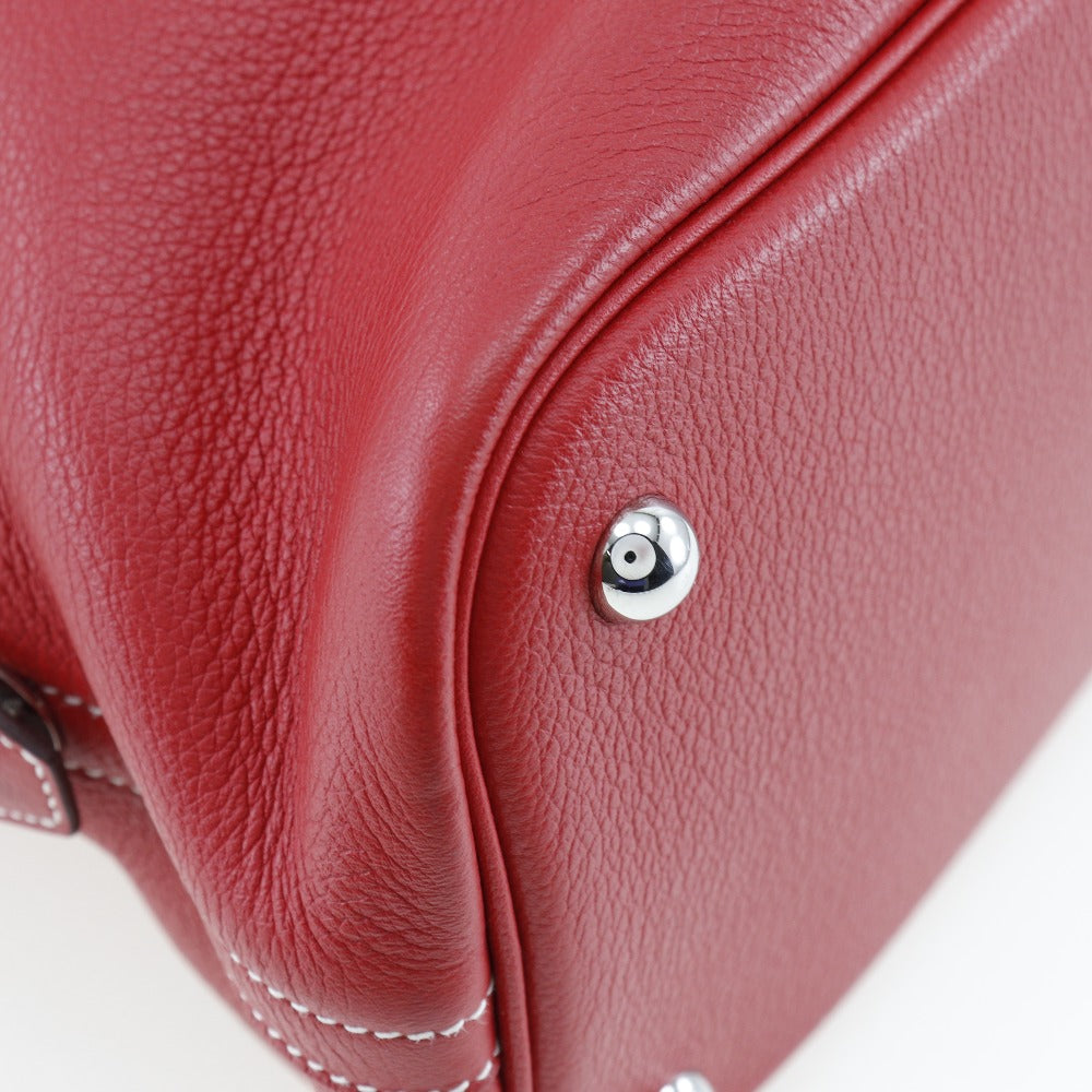 Hermès Bolide Red Leather Hand Bag