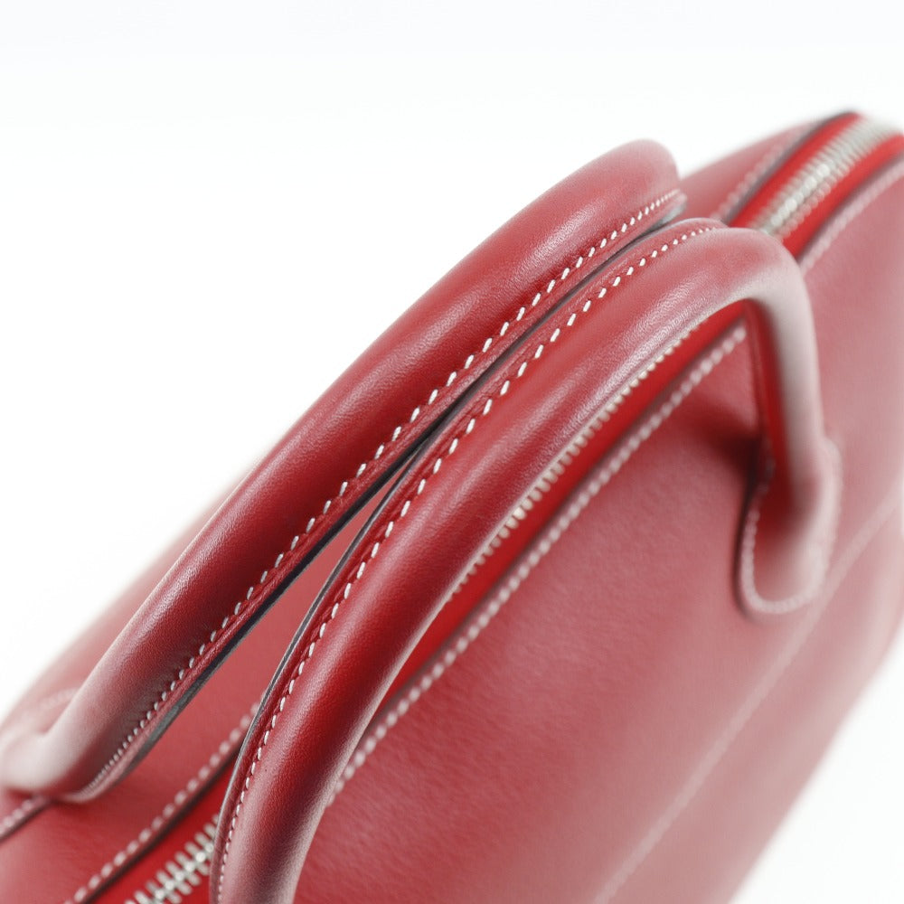 Hermès Bolide Red Leather Hand Bag