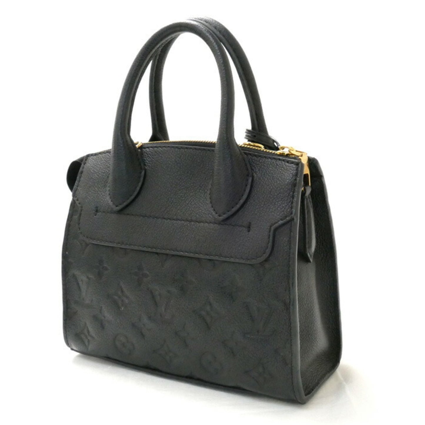 Louis Vuitton Mini Pont Neuf Black Leather Shopper Bag