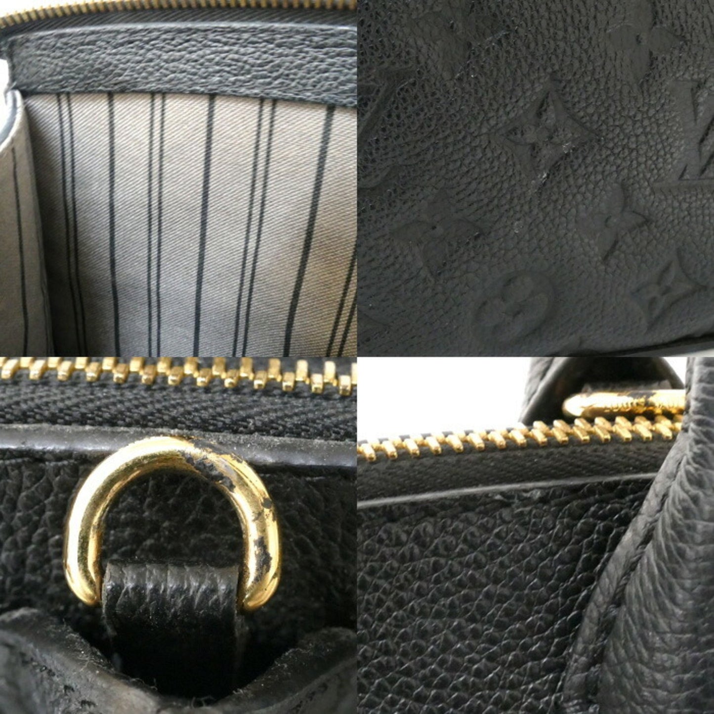 Louis Vuitton Mini Pont Neuf Black Leather Shopper Bag