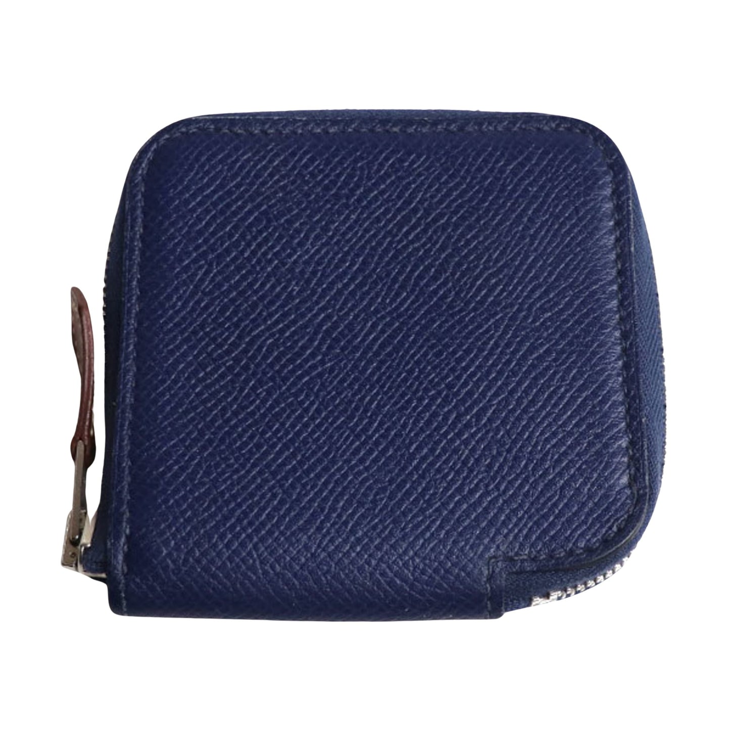 Hermès Silk'In Navy Leather Wallet Accessories