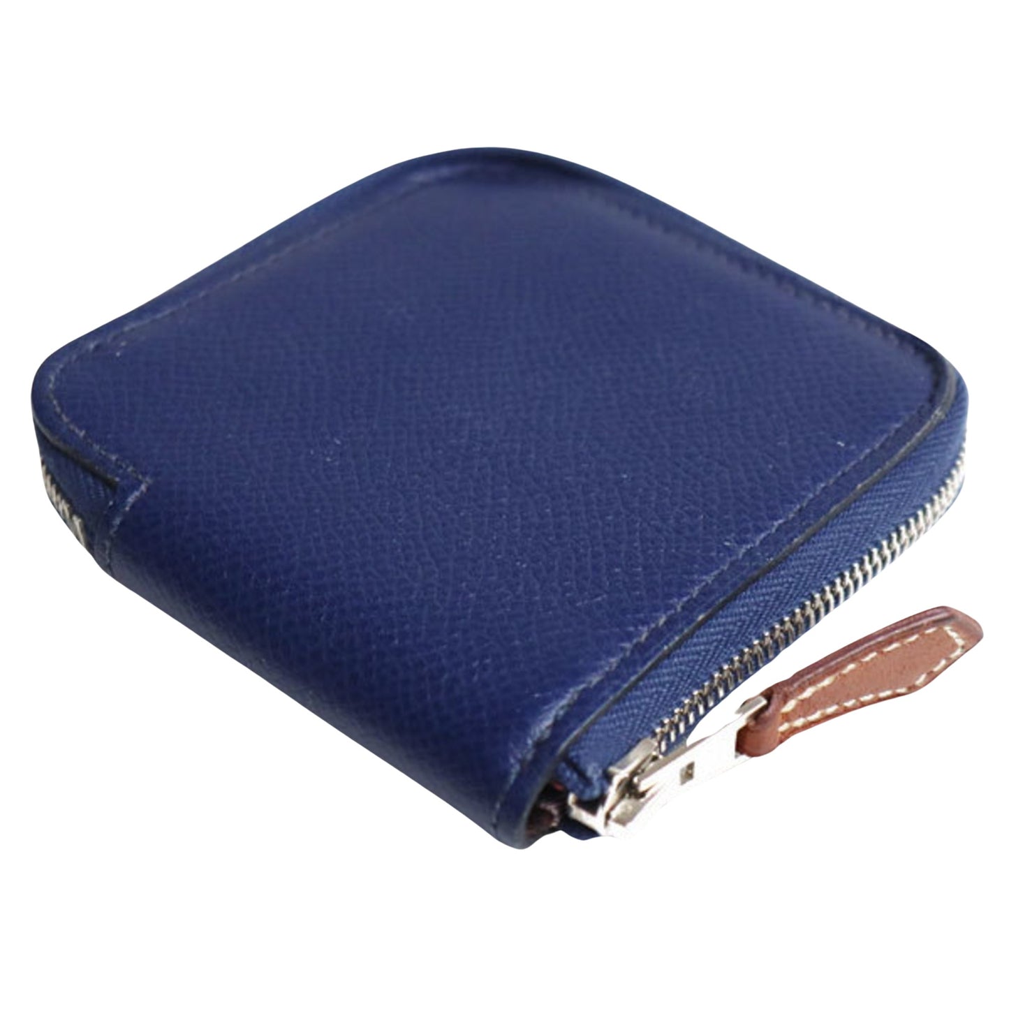 Hermès Silk'In Navy Leather Wallet Accessories