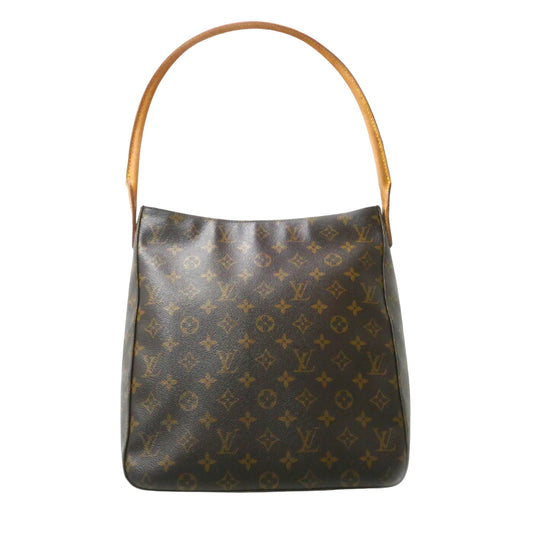 Louis Vuitton Looping GM Brown Canvas Shoulder Bag