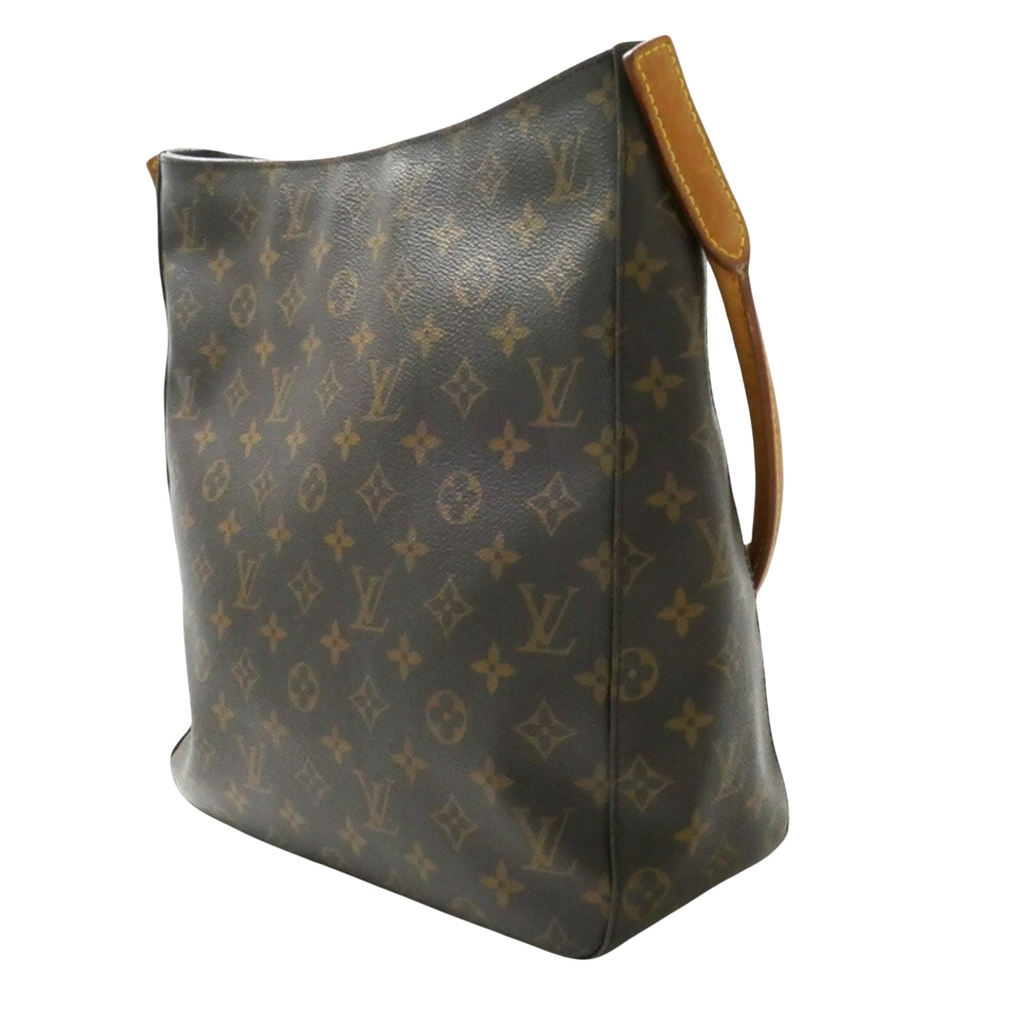 Louis Vuitton Looping GM Brown Canvas Shoulder Bag