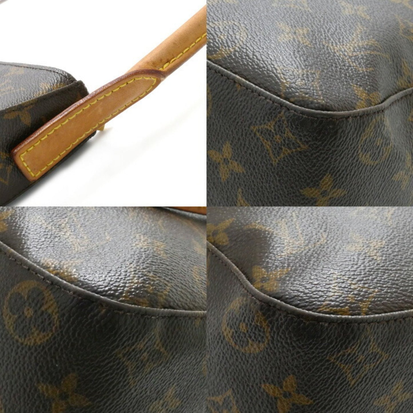 Louis Vuitton Looping GM Brown Canvas Shoulder Bag