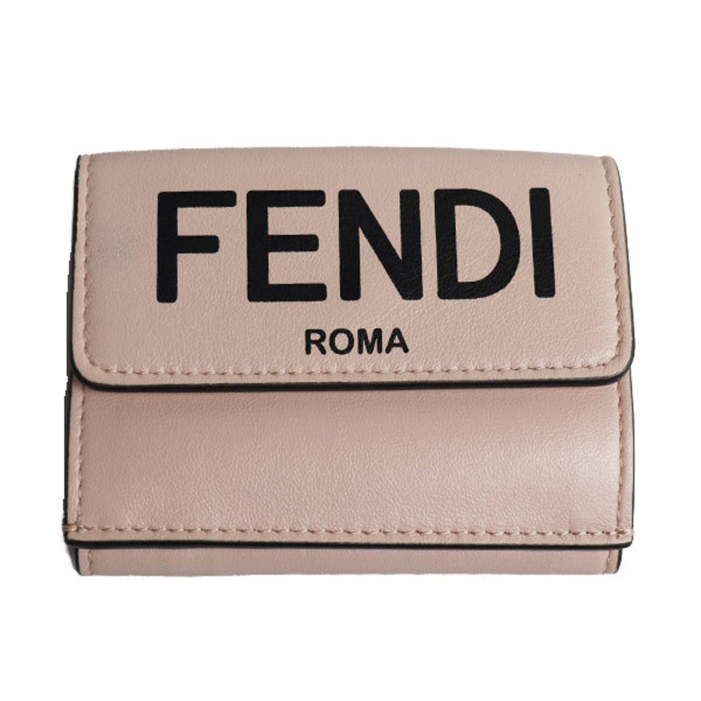 Fendi Pink Leather Wallet Accessories