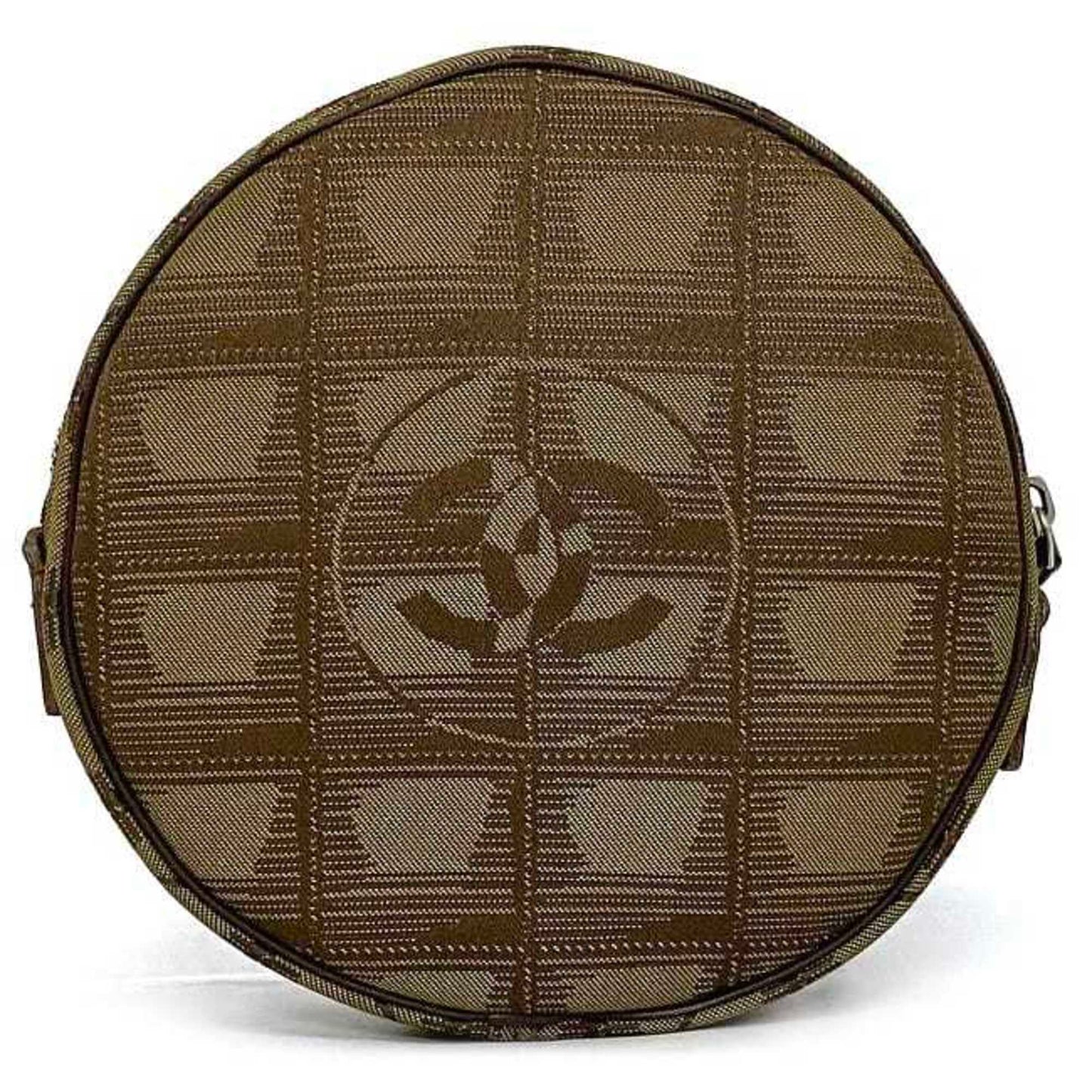 Chanel Travel line Brown Synthetic Clutch Bag