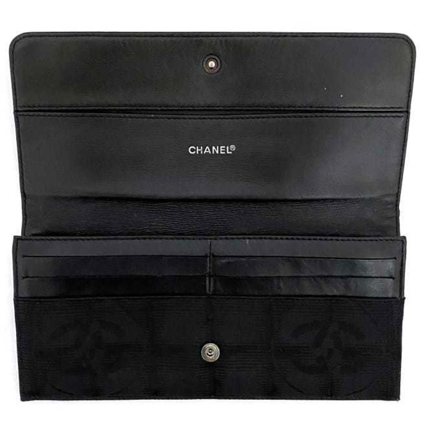 Chanel Travel line Black Synthetic Wallet Accessories