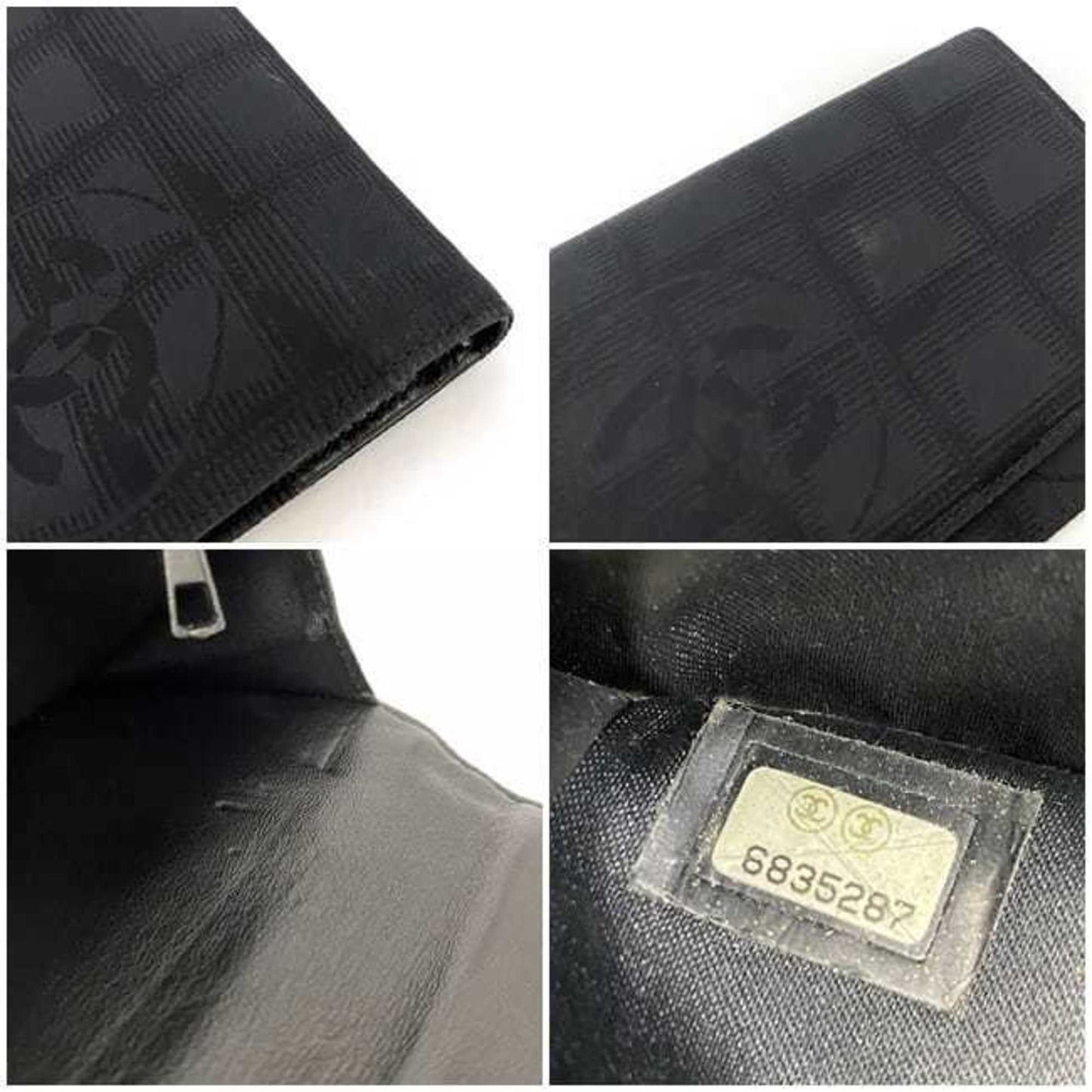 Chanel Travel line Black Synthetic Wallet Accessories