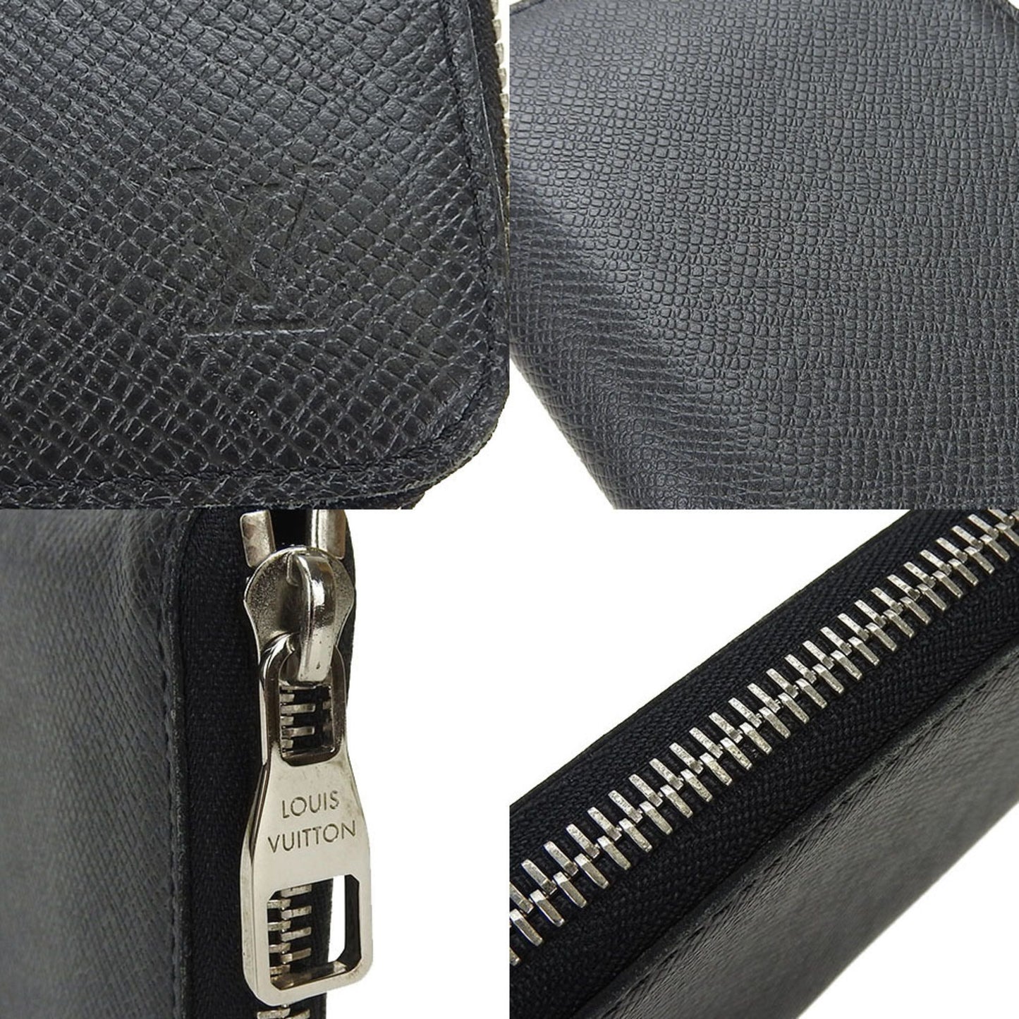 Louis Vuitton Brazza Black Leather Wallet Accessories