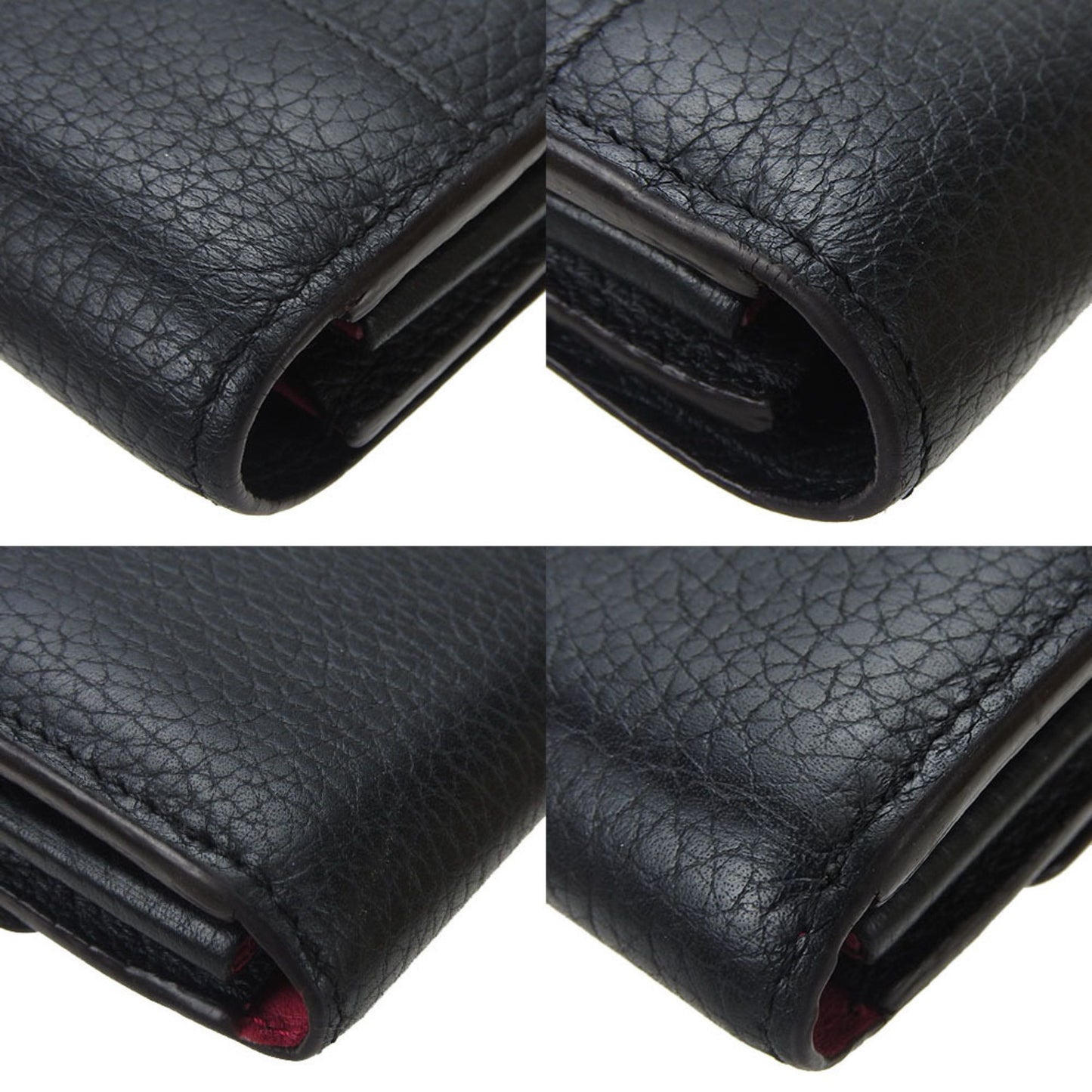 Louis Vuitton Capucines Black Leather Wallet Accessories