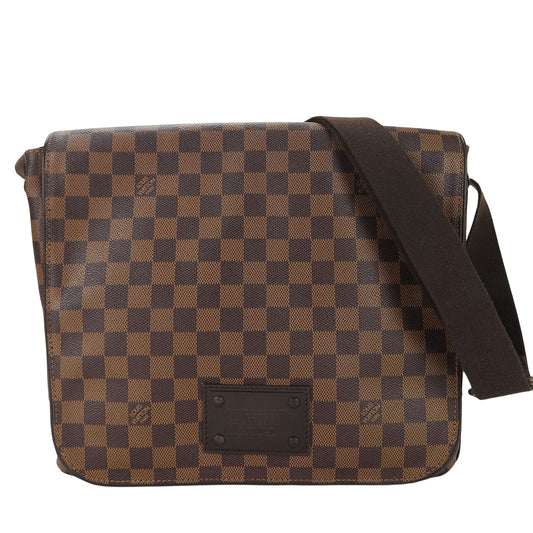 Louis Vuitton Brooklyn Brown Canvas Shoulder Bag