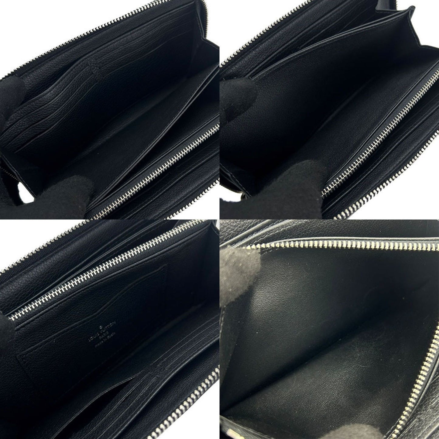 Louis Vuitton Black Leather Wallet Accessories