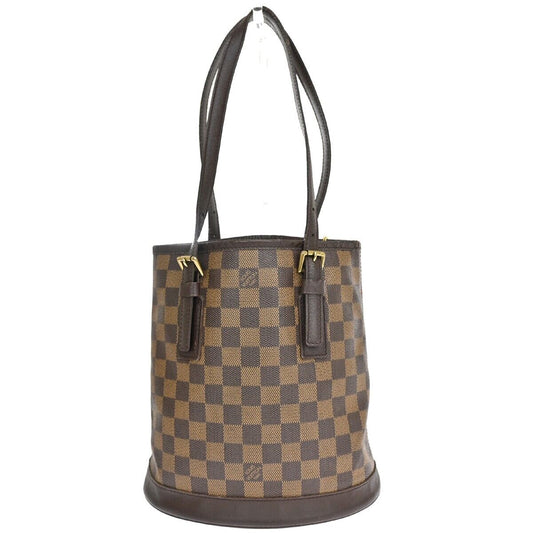 Louis Vuitton Bucket Brown Canvas Tote Bag