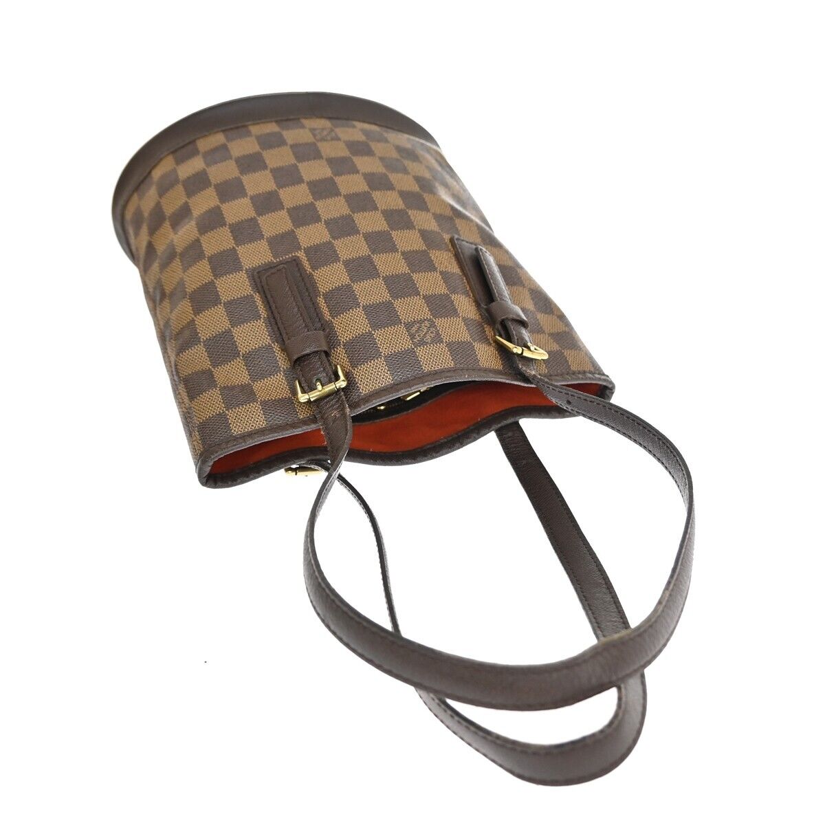 Louis Vuitton Bucket Brown Canvas Tote Bag