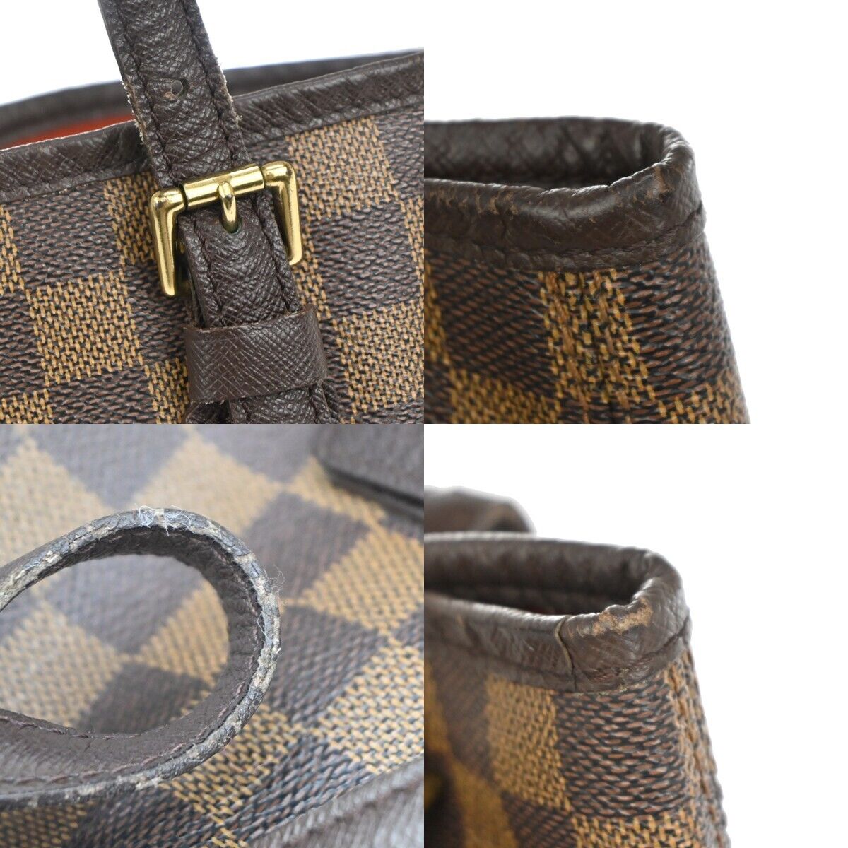 Louis Vuitton Bucket Brown Canvas Tote Bag