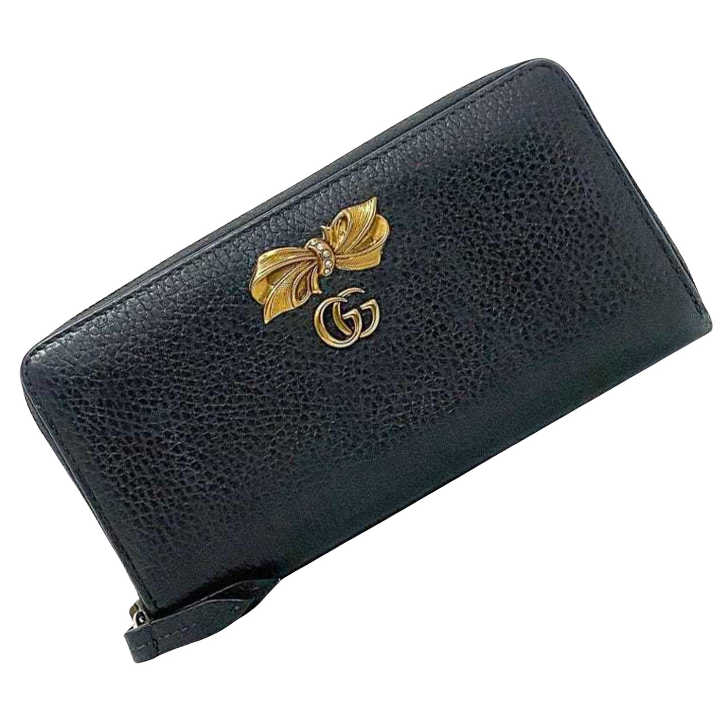 Gucci Black Leather Wallet Accessories