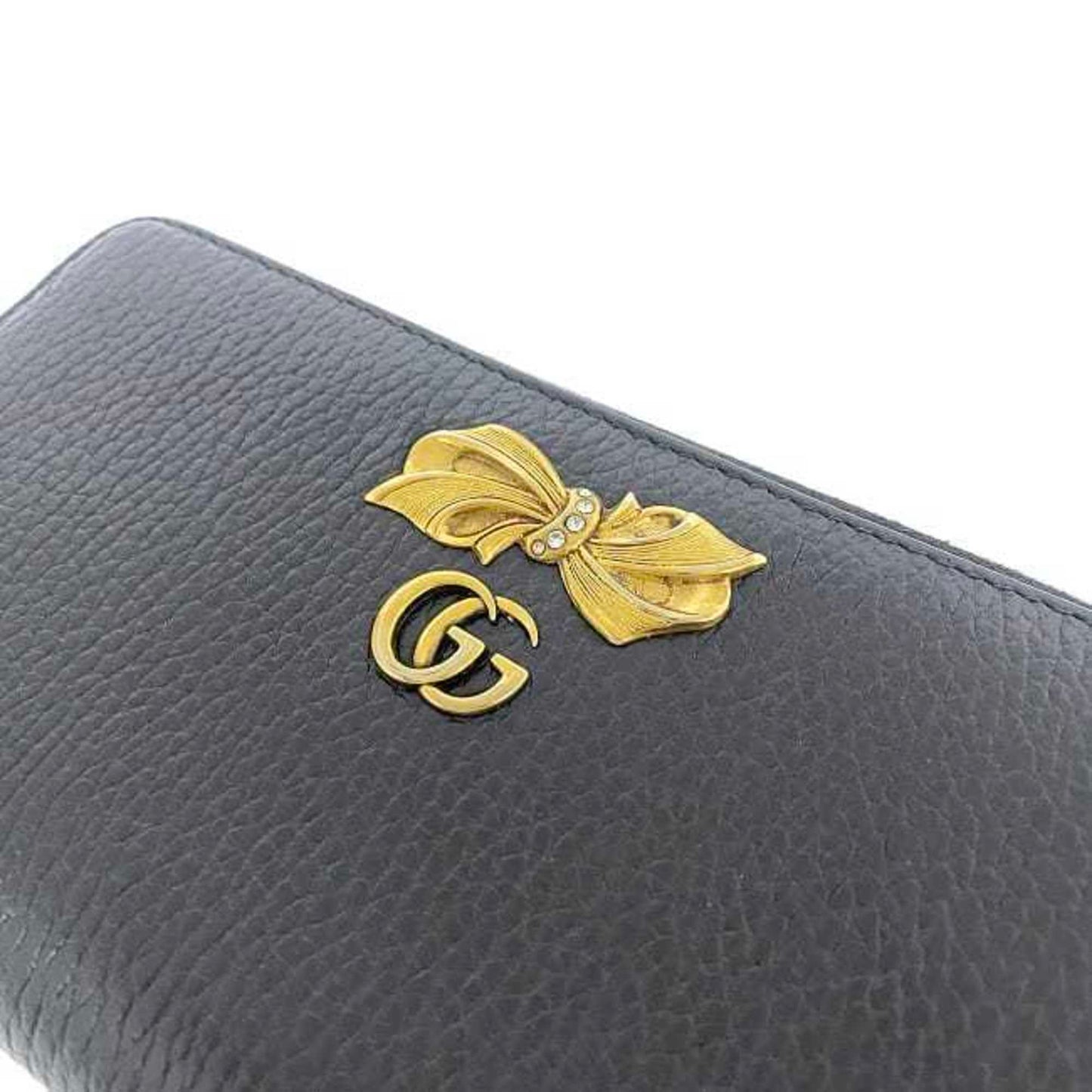 Gucci Black Leather Wallet Accessories