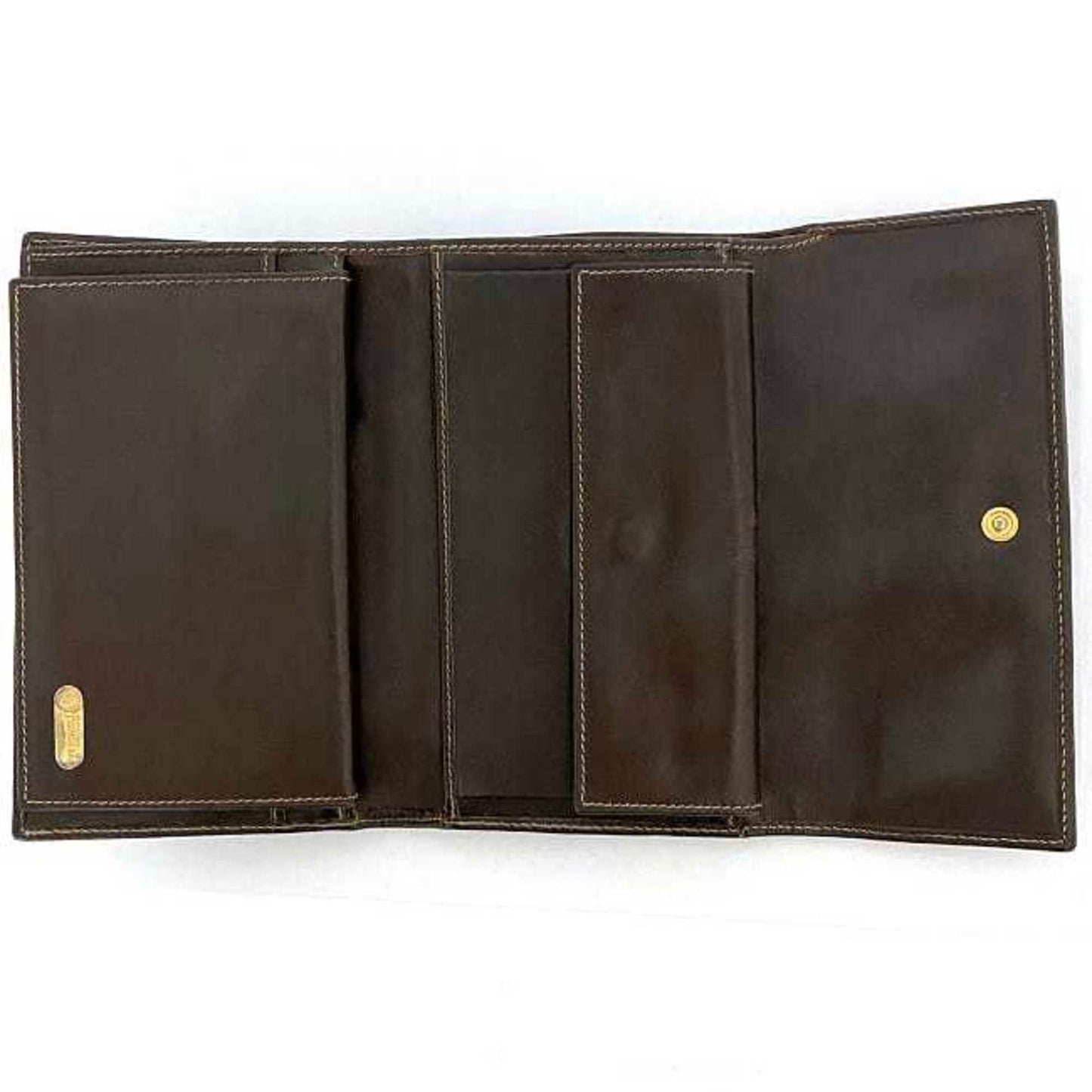 Fendi Zucca Brown Canvas Wallet Accessories