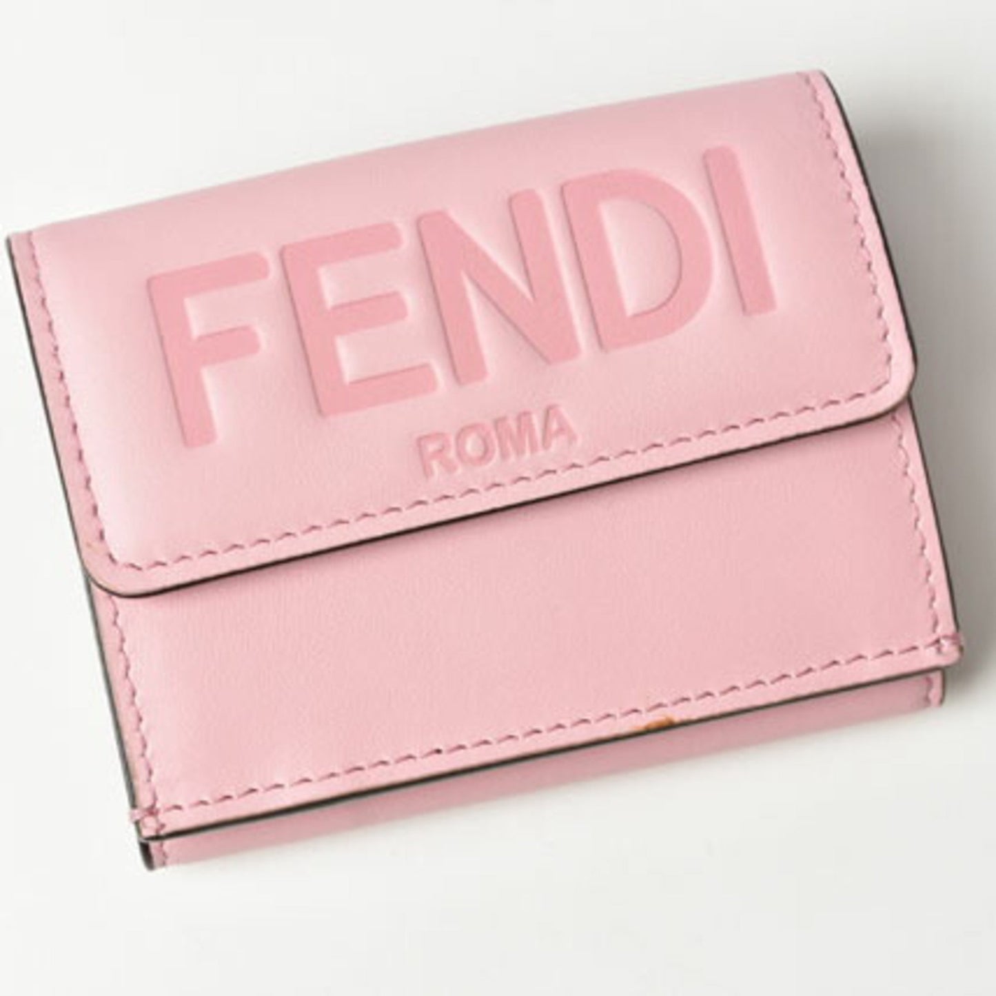 Fendi Pink Leather Wallet Accessories