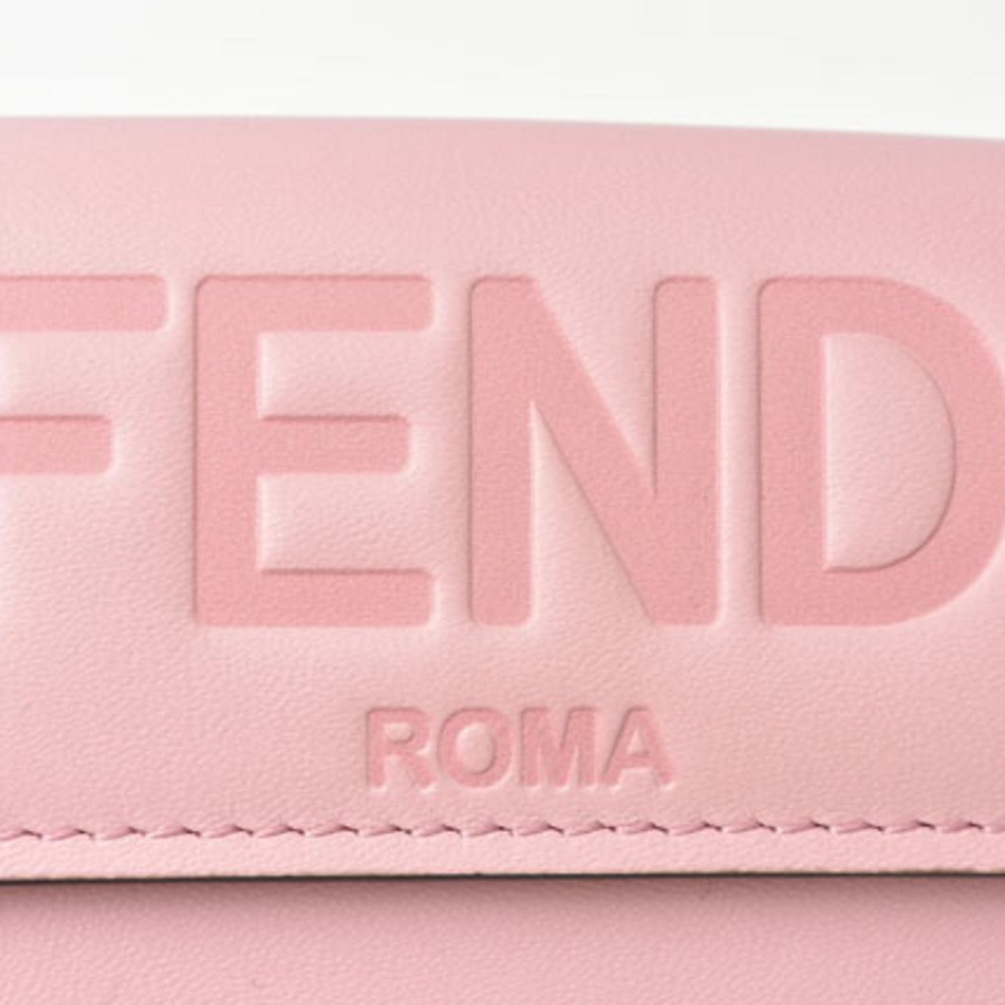 Fendi Pink Leather Wallet Accessories