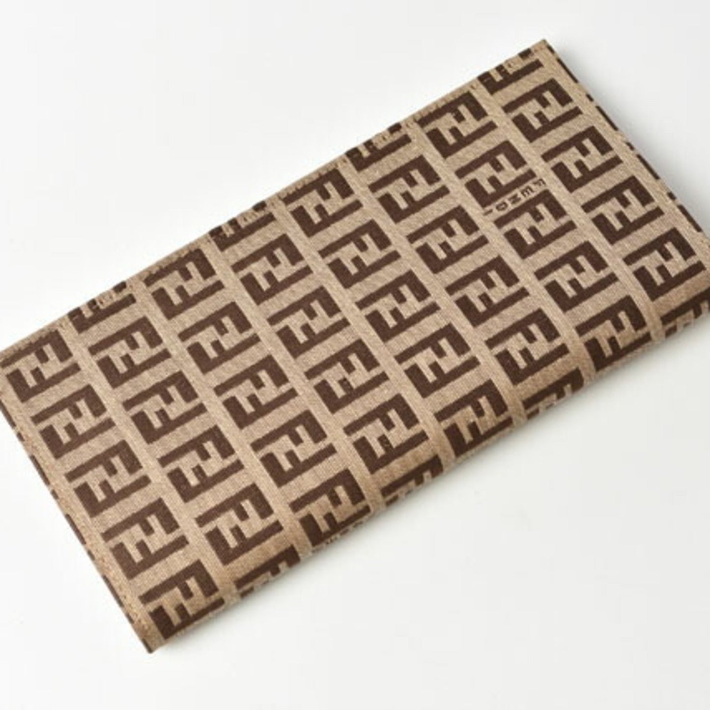 Fendi Zucca Brown Canvas Wallet Accessories