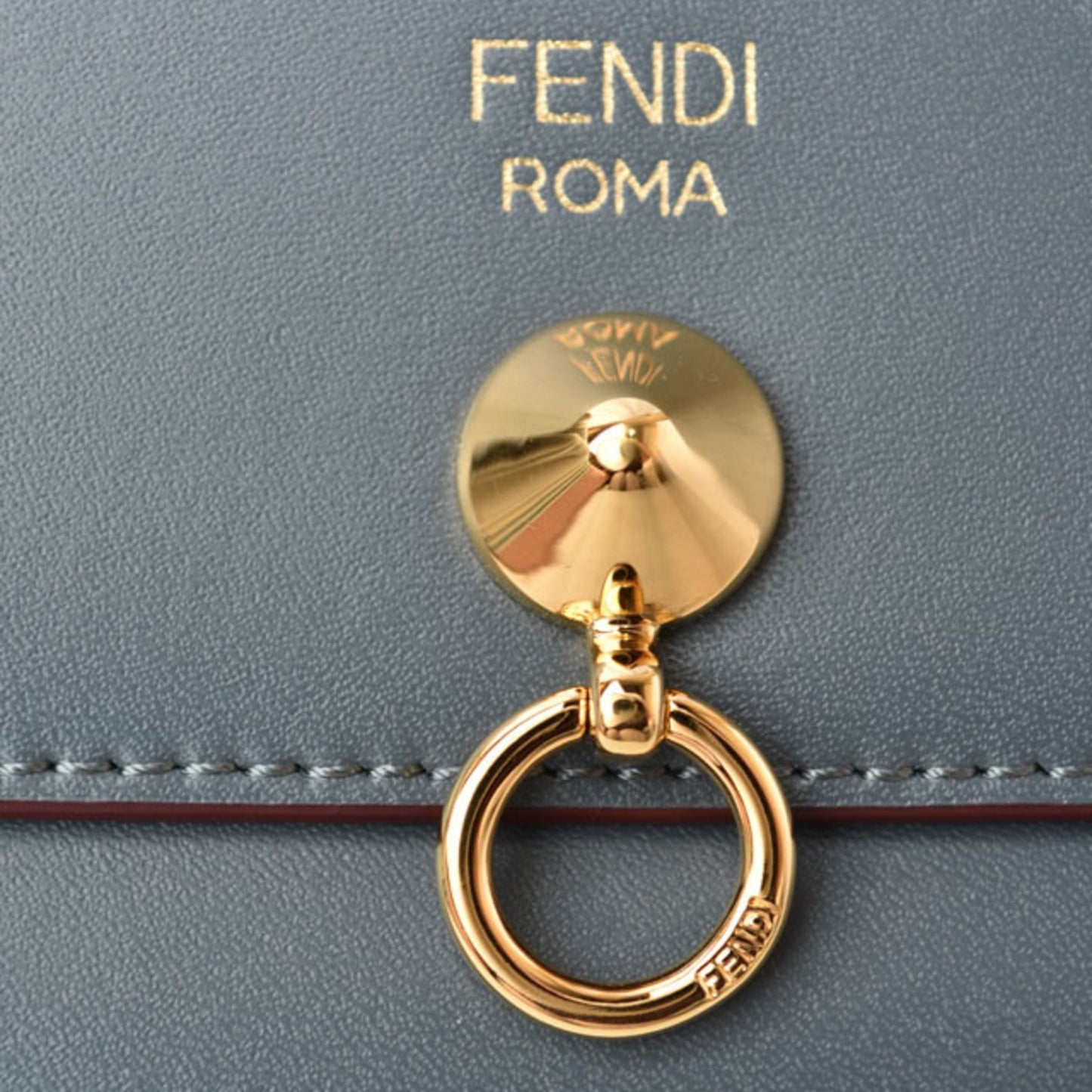 Fendi Beige Leather Wallet Accessories