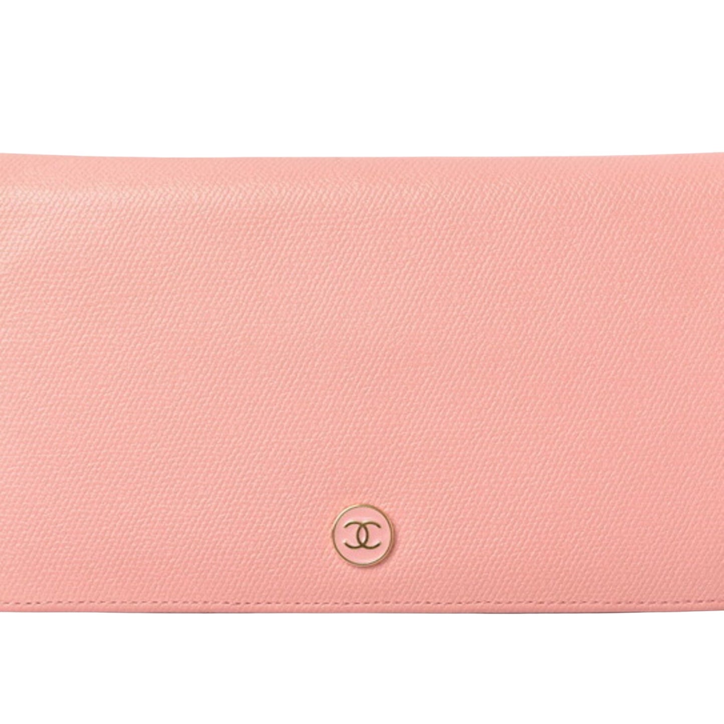 Chanel Coco Mark Pink Leather Wallet Accessories