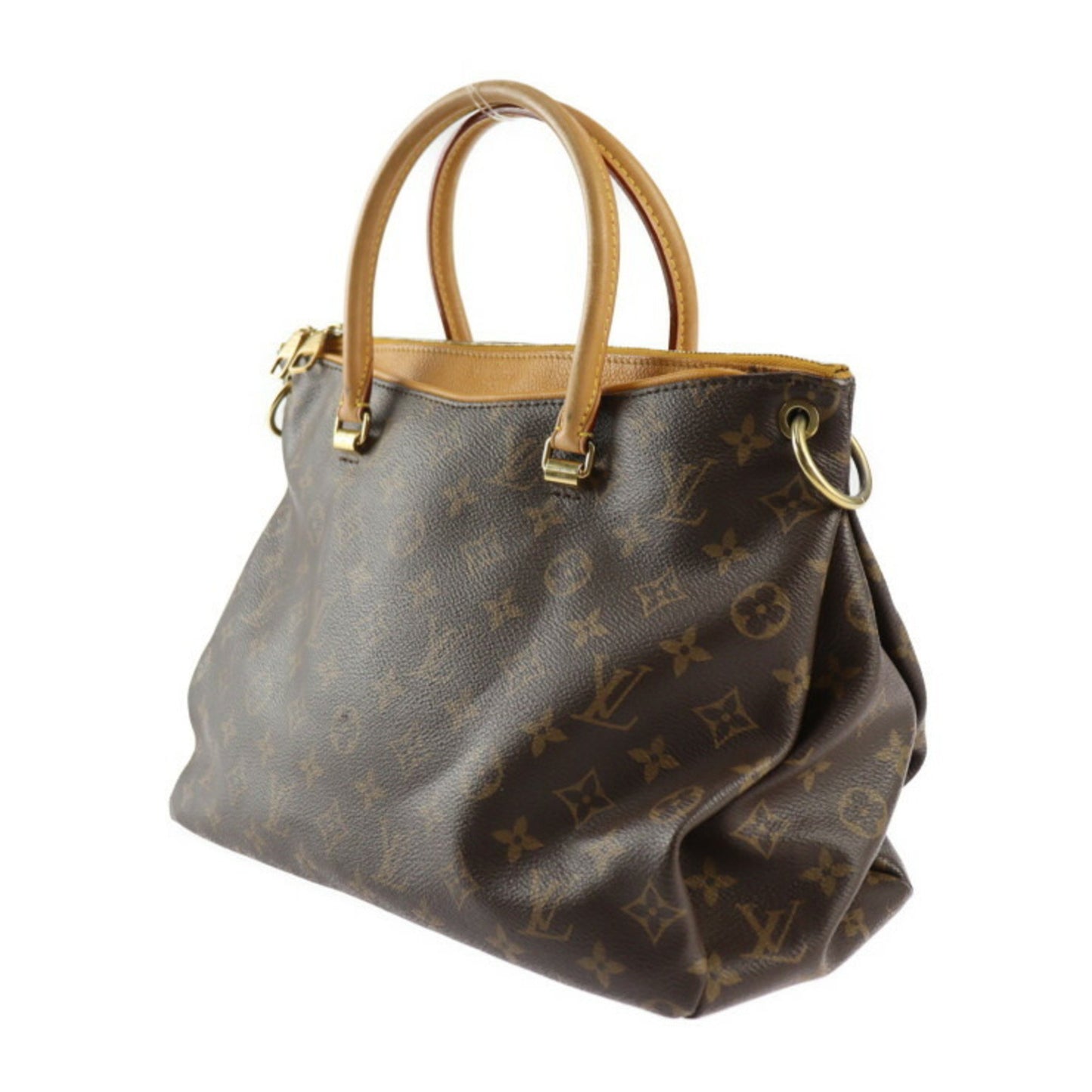 Louis Vuitton Pallas Brown Canvas Hand Bag