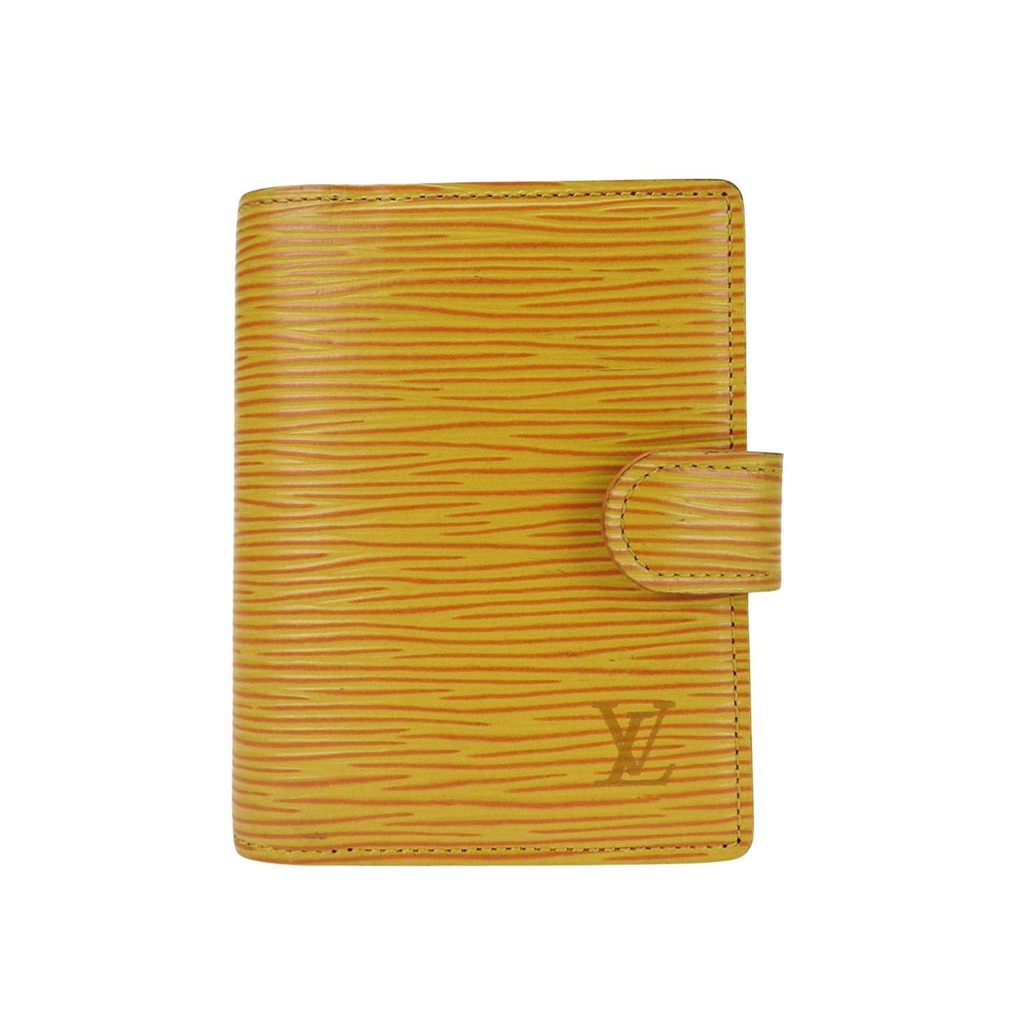 Louis Vuitton Agenda cover Yellow Leather Wallet Accessories