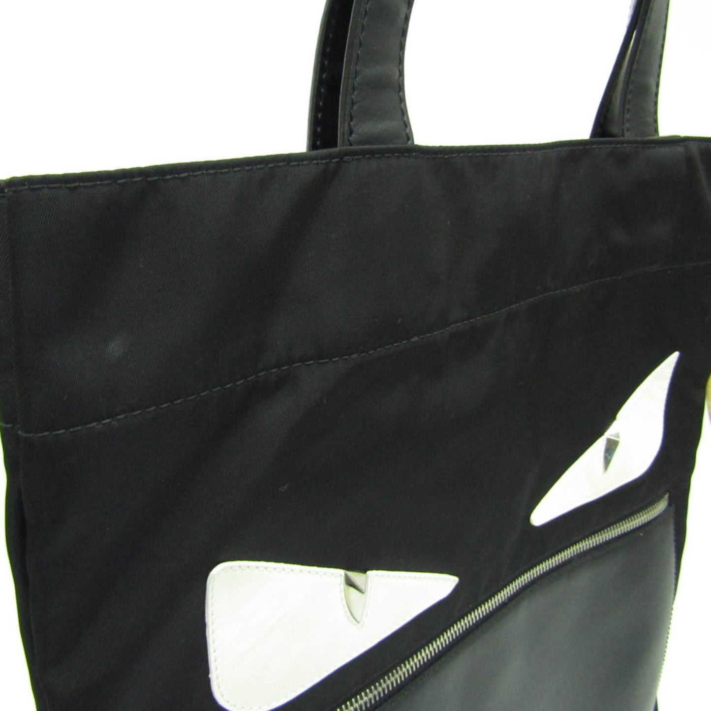 Fendi Monster Black Synthetic Tote Bag