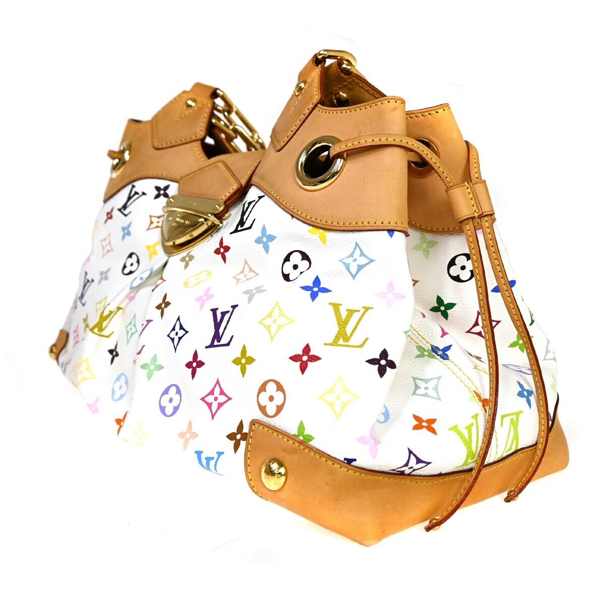 Louis Vuitton Ursula Multicolour Canvas Hand Bag