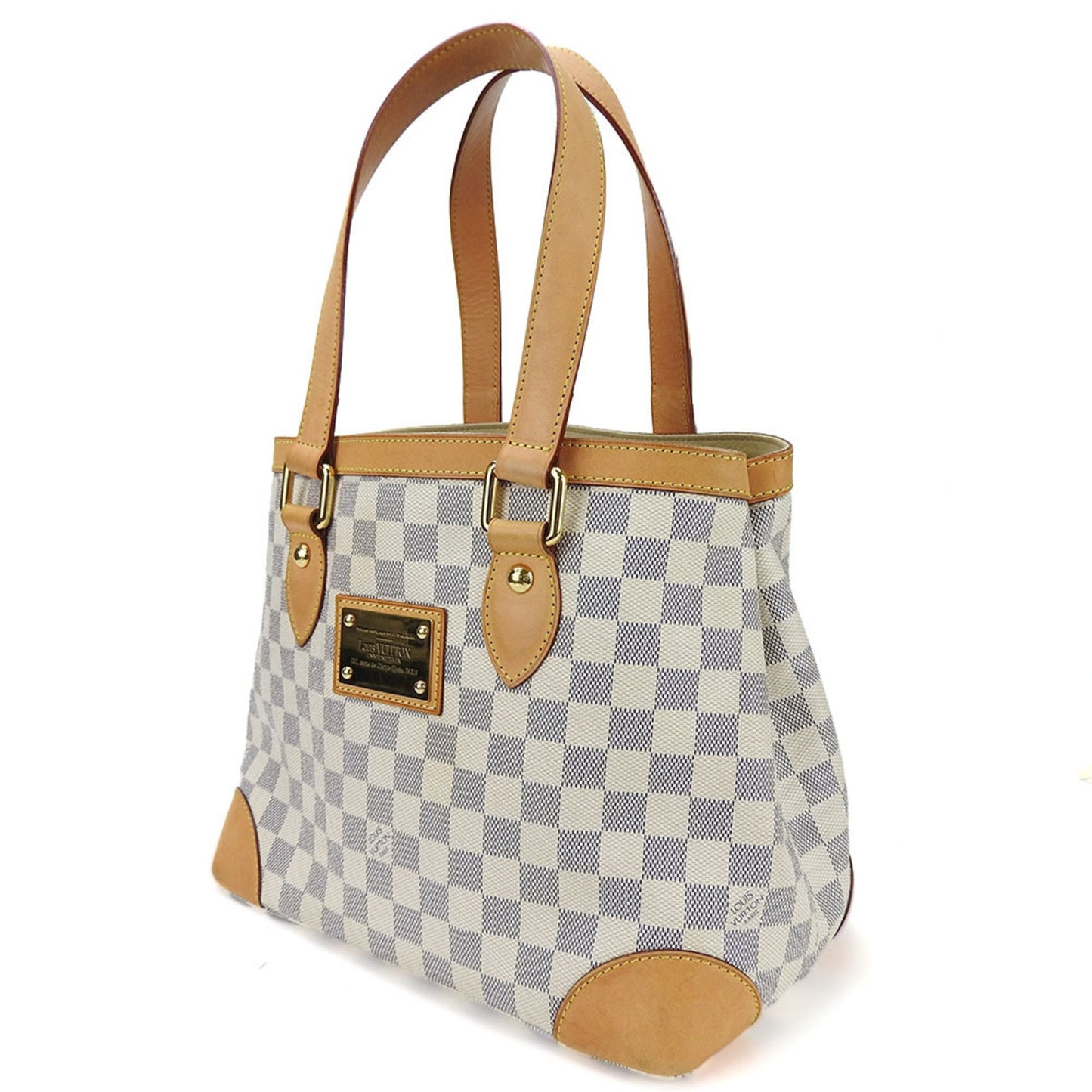 Louis Vuitton Hampstead White Canvas Tote Bag