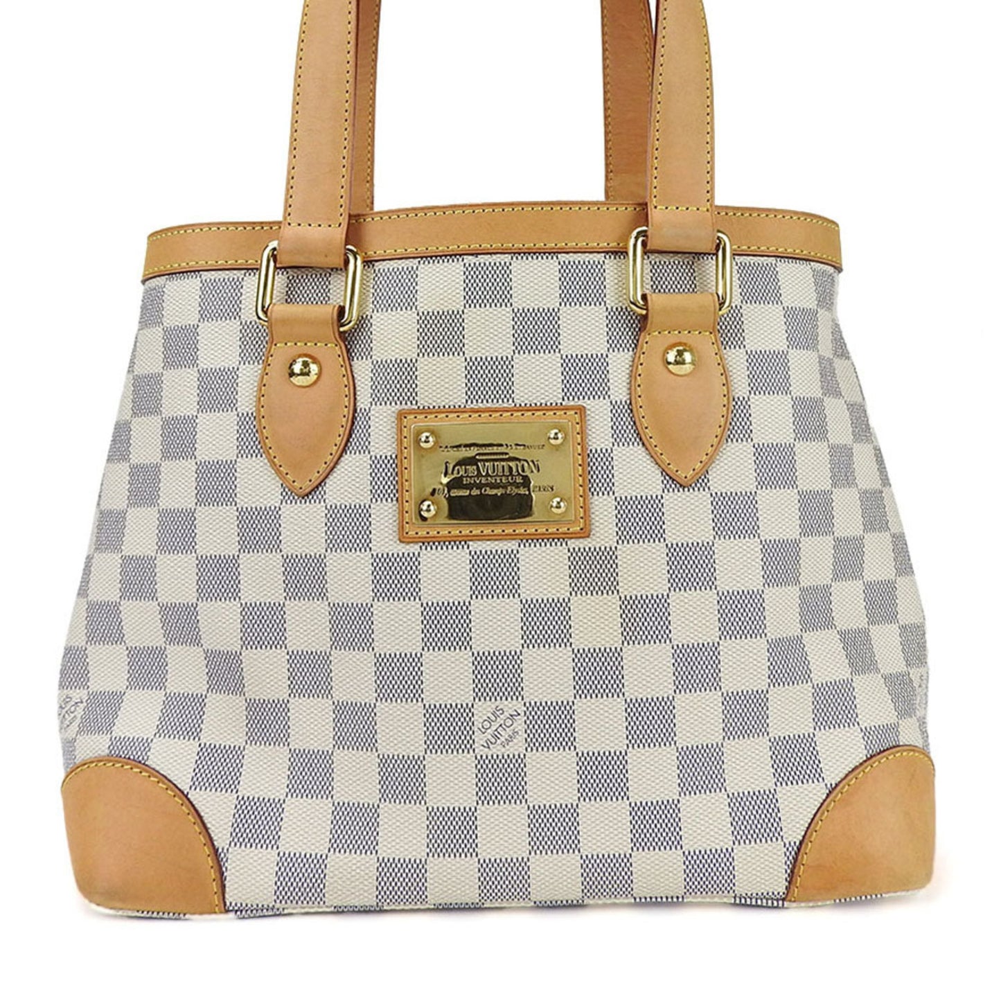 Louis Vuitton Hampstead White Canvas Tote Bag