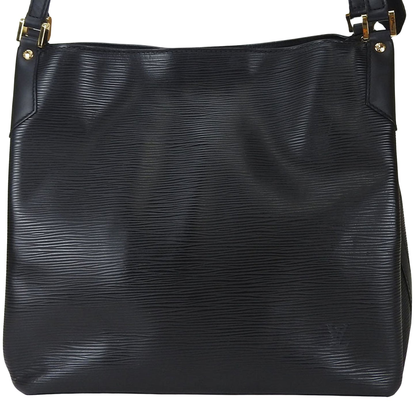 Louis Vuitton Mandara Black Leather Shoulder Bag