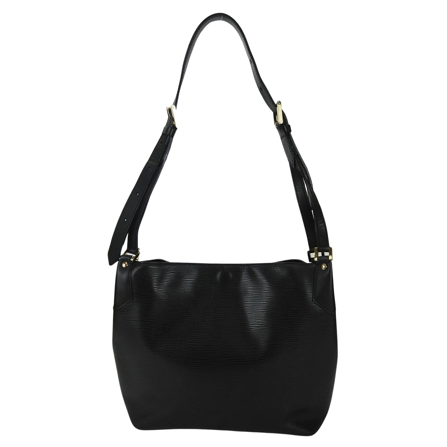 Louis Vuitton Mandara Black Leather Shoulder Bag