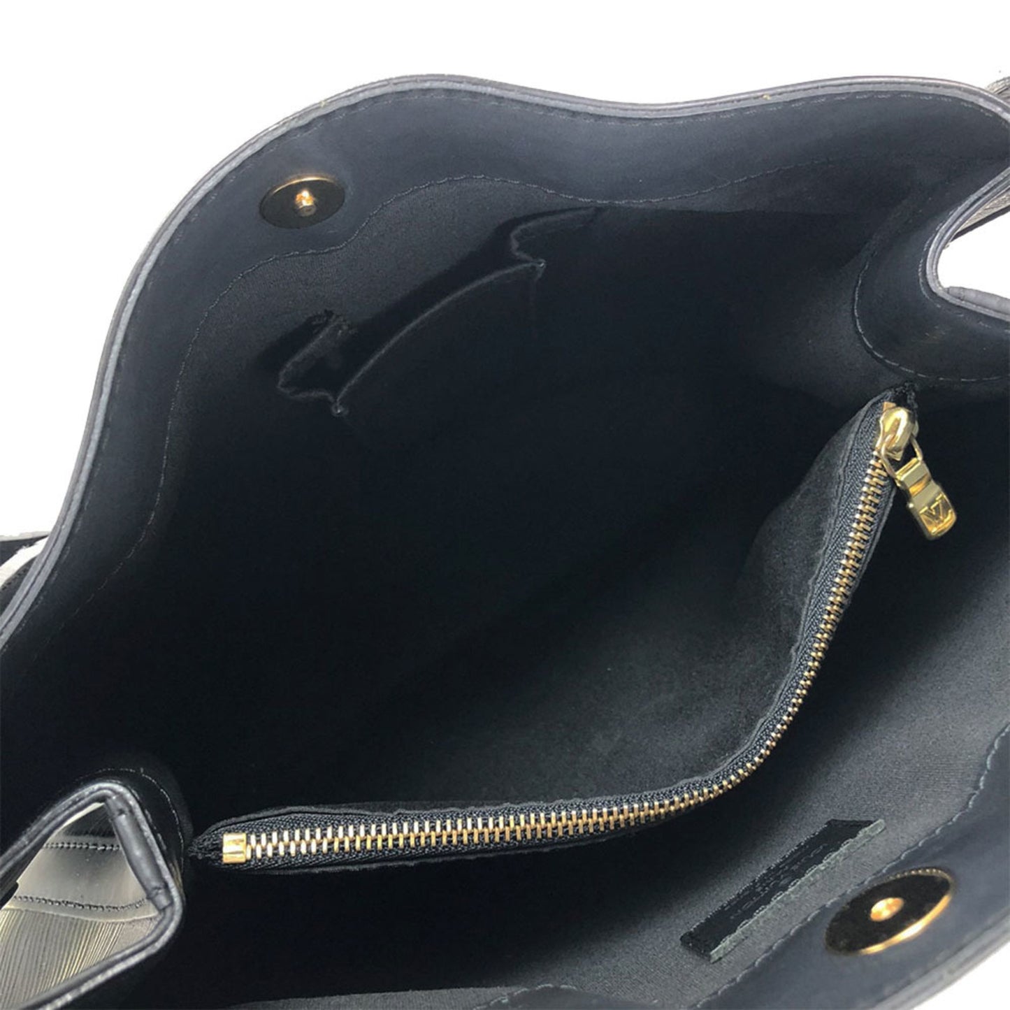 Louis Vuitton Mandara Black Leather Shoulder Bag