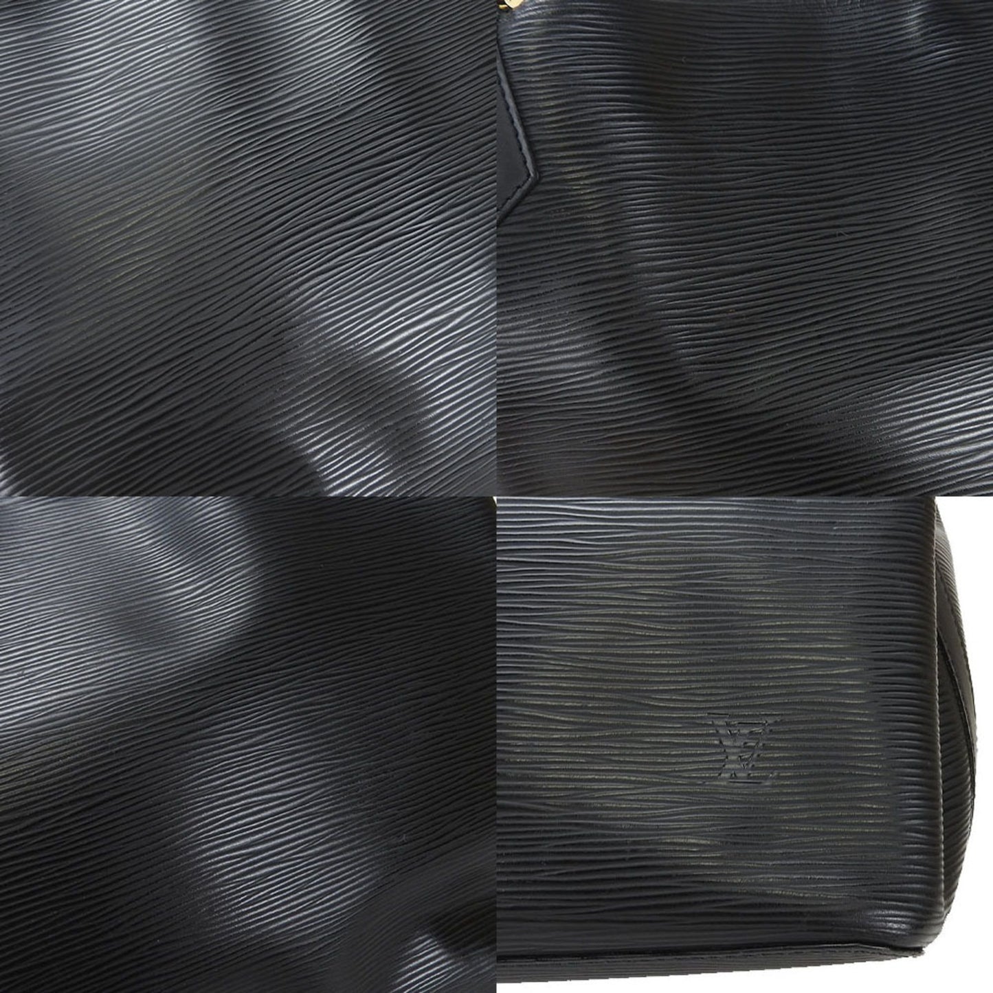 Louis Vuitton Mandara Black Leather Shoulder Bag