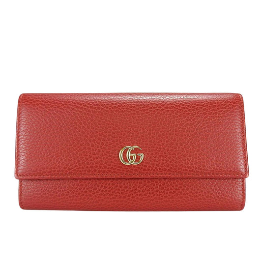 Gucci GG Marmont Red Leather Wallet Accessories