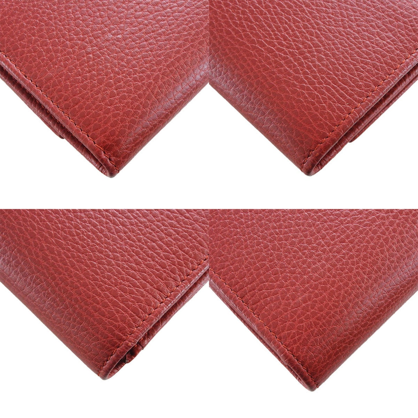 Gucci GG Marmont Red Leather Wallet Accessories