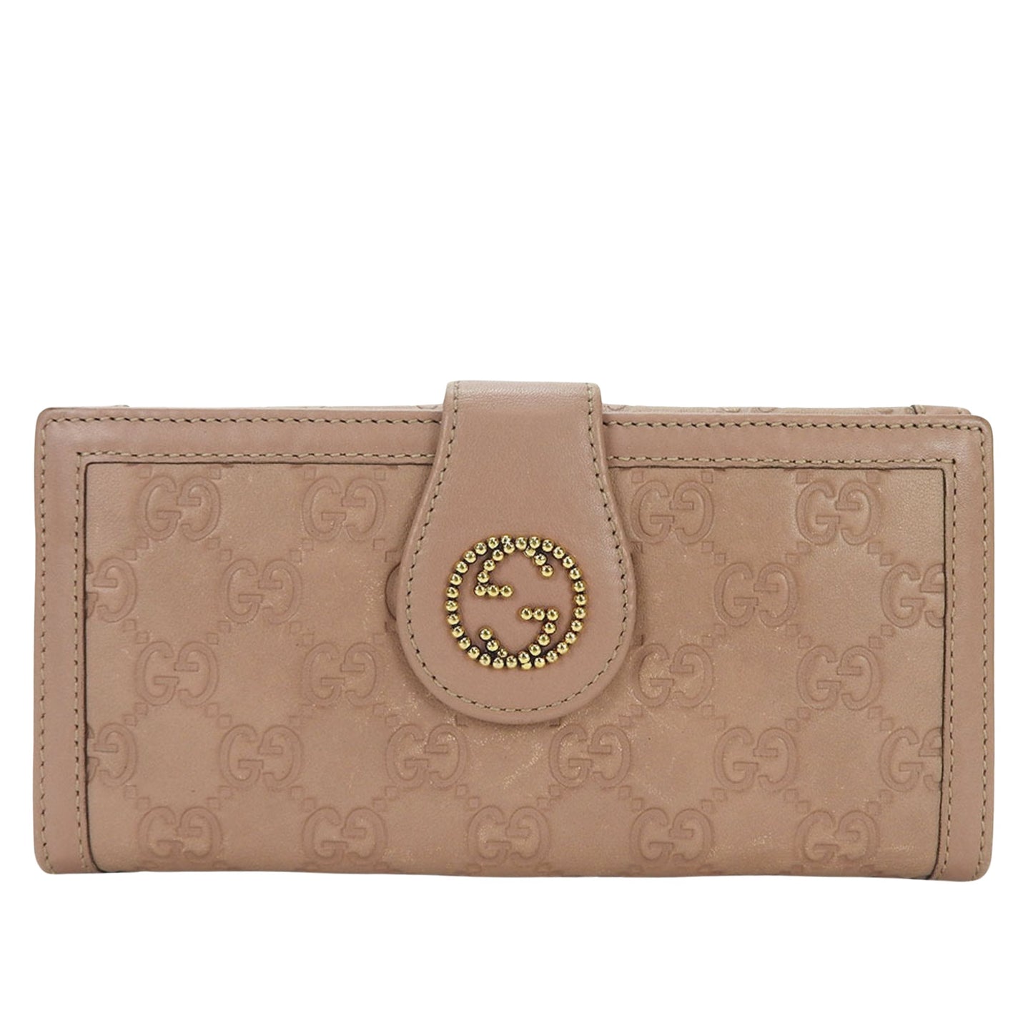 Gucci Pink Leather Wallet Accessories